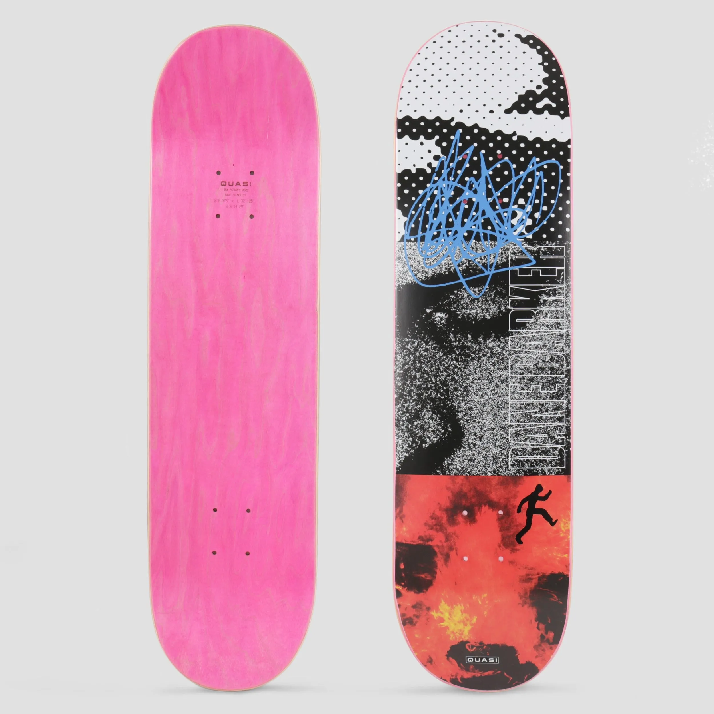 Quasi 8.375 Dane Pro Style Skateboard Deck