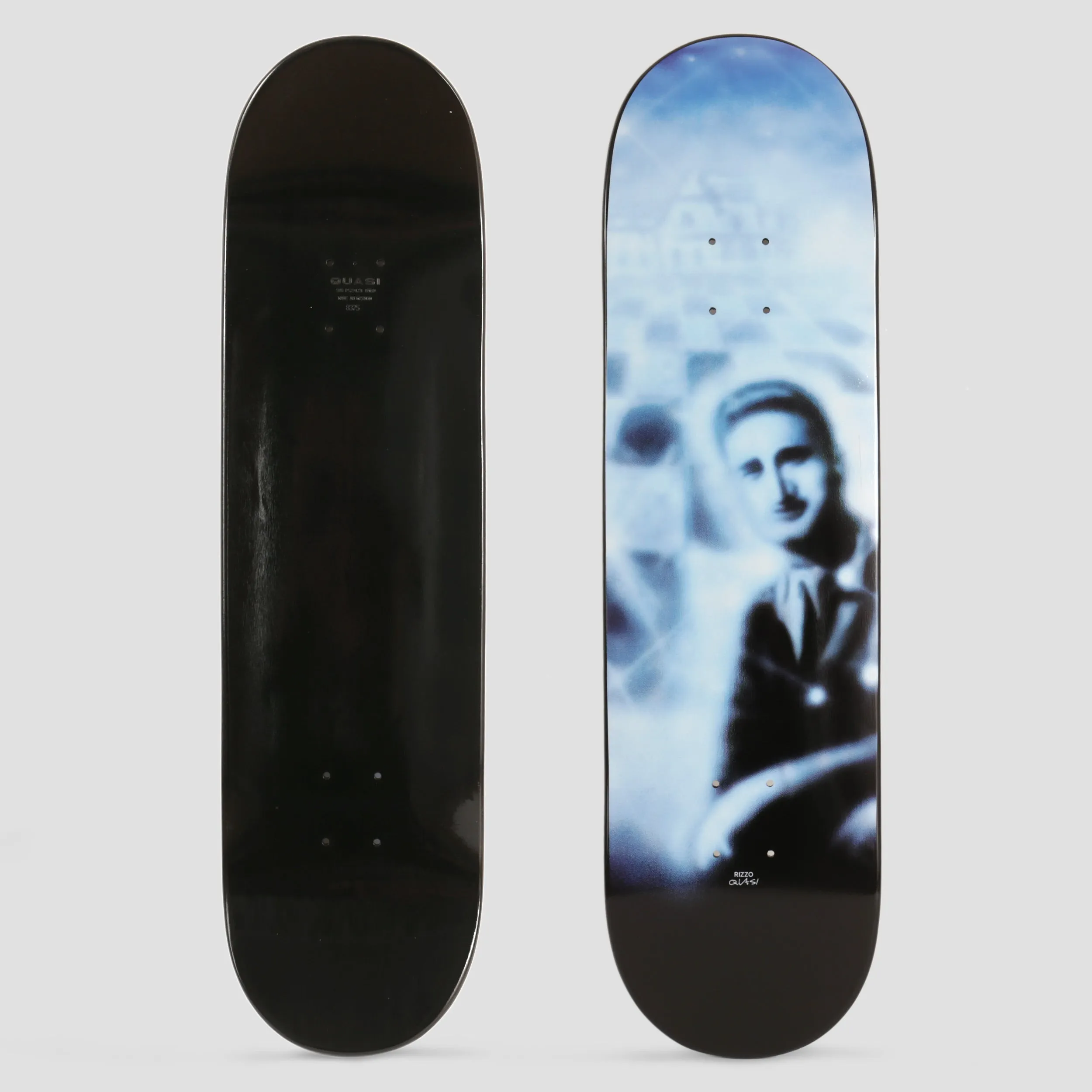 Quasi 8.375 Rizzo Nightfly Skateboard Deck Blue