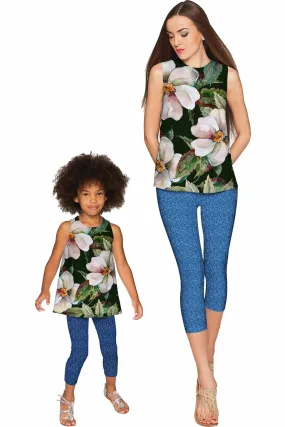 Queen of Flowers Emily Sleeveless Dressy Top - Mommy & Me