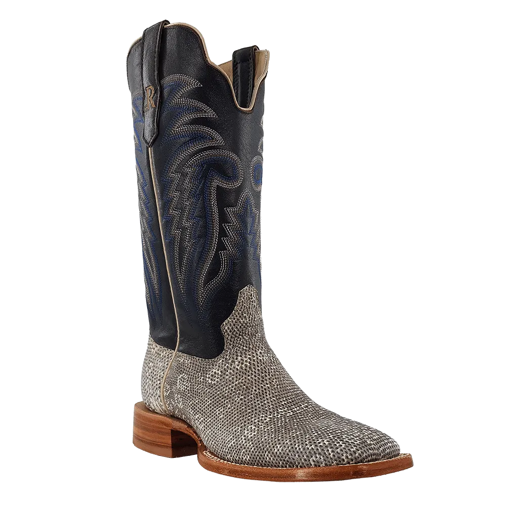 R. Watson Men's Natural Ring Lizard Boot