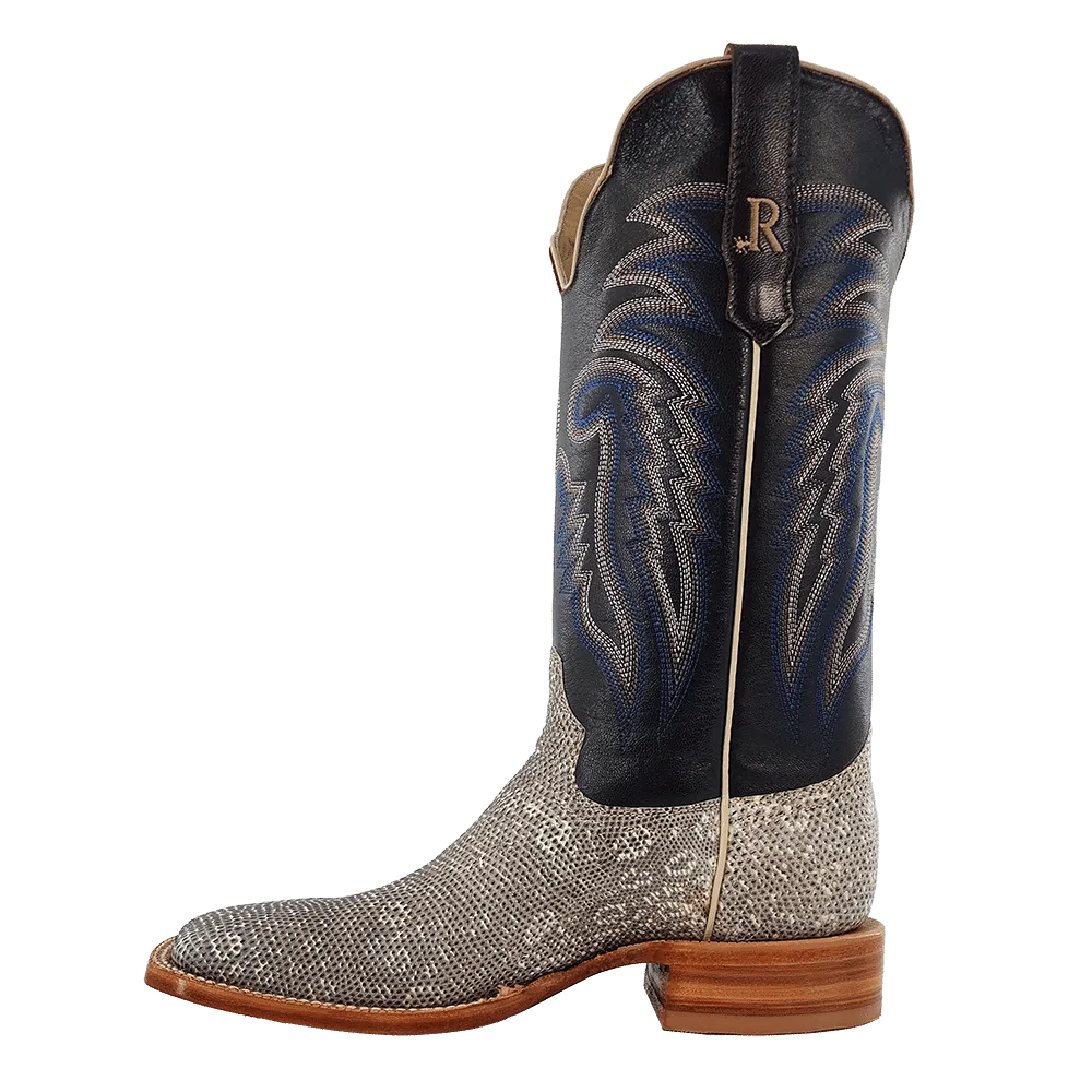 R. Watson Men's Natural Ring Lizard Boot