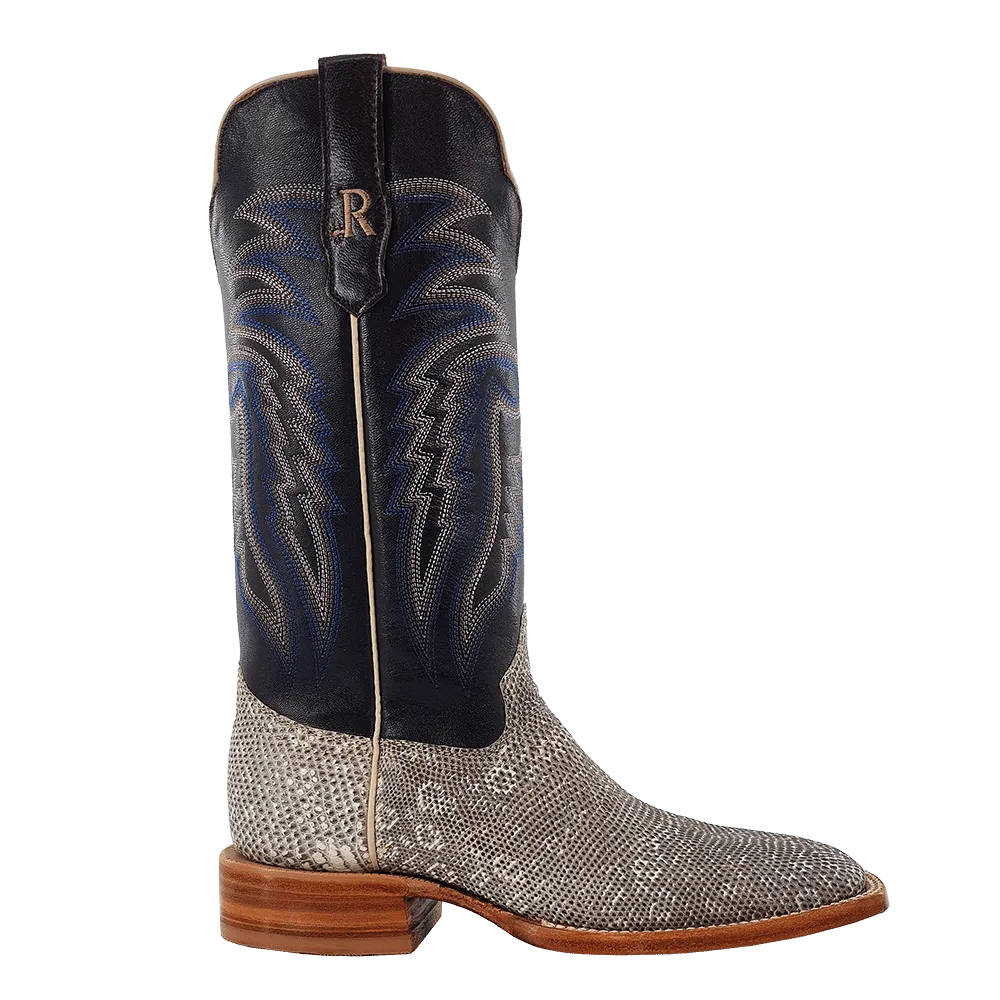 R. Watson Men's Natural Ring Lizard Boot