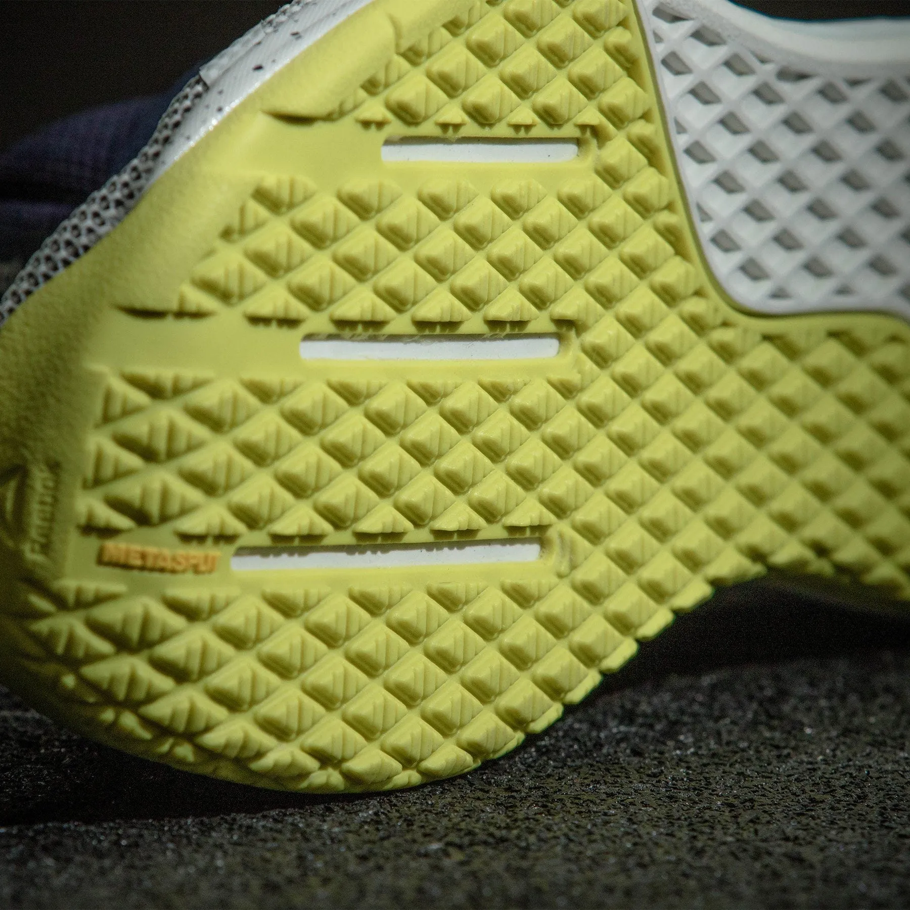 Reebok - Nano X - Women's - TRUE GREY/VECTOR NAVY/CHARTREUSE