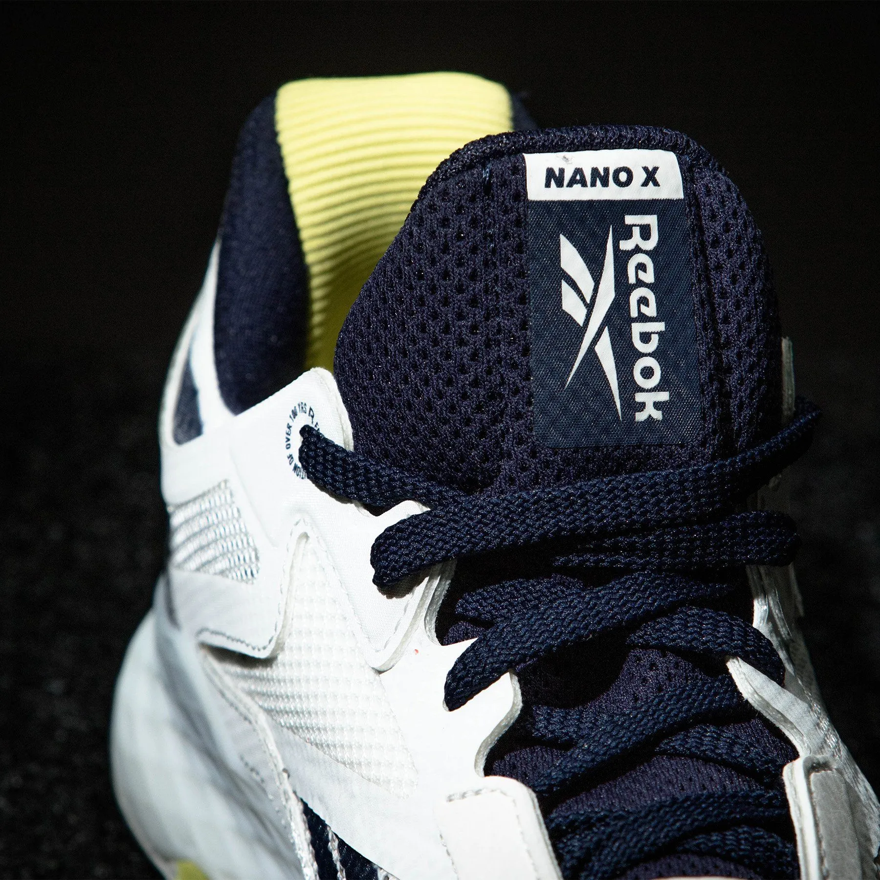 Reebok - Nano X - Women's - TRUE GREY/VECTOR NAVY/CHARTREUSE