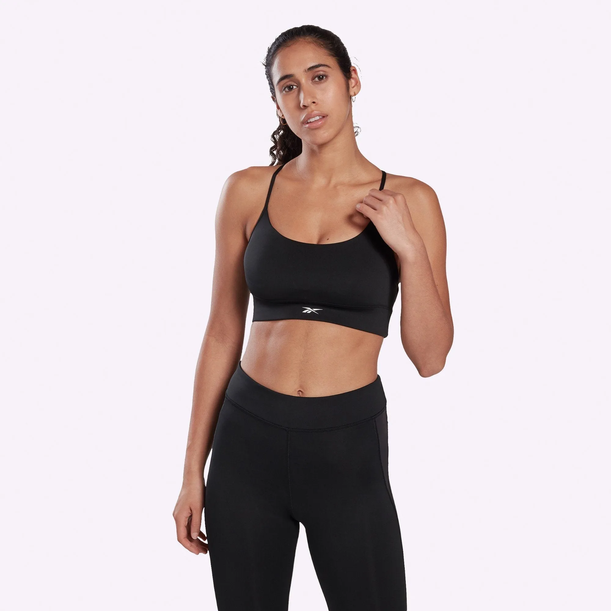 Reebok - Women's Workout Ready Low-Impact Tri Bra - BLACK