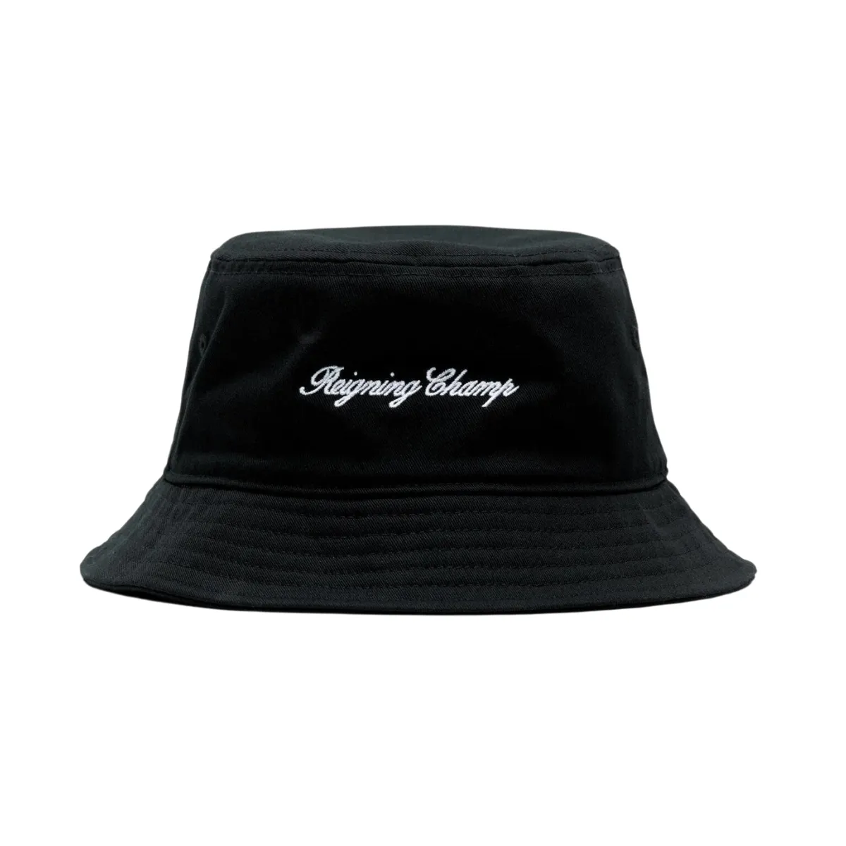 Reigning Champ   Script Series Bucket Hat Black