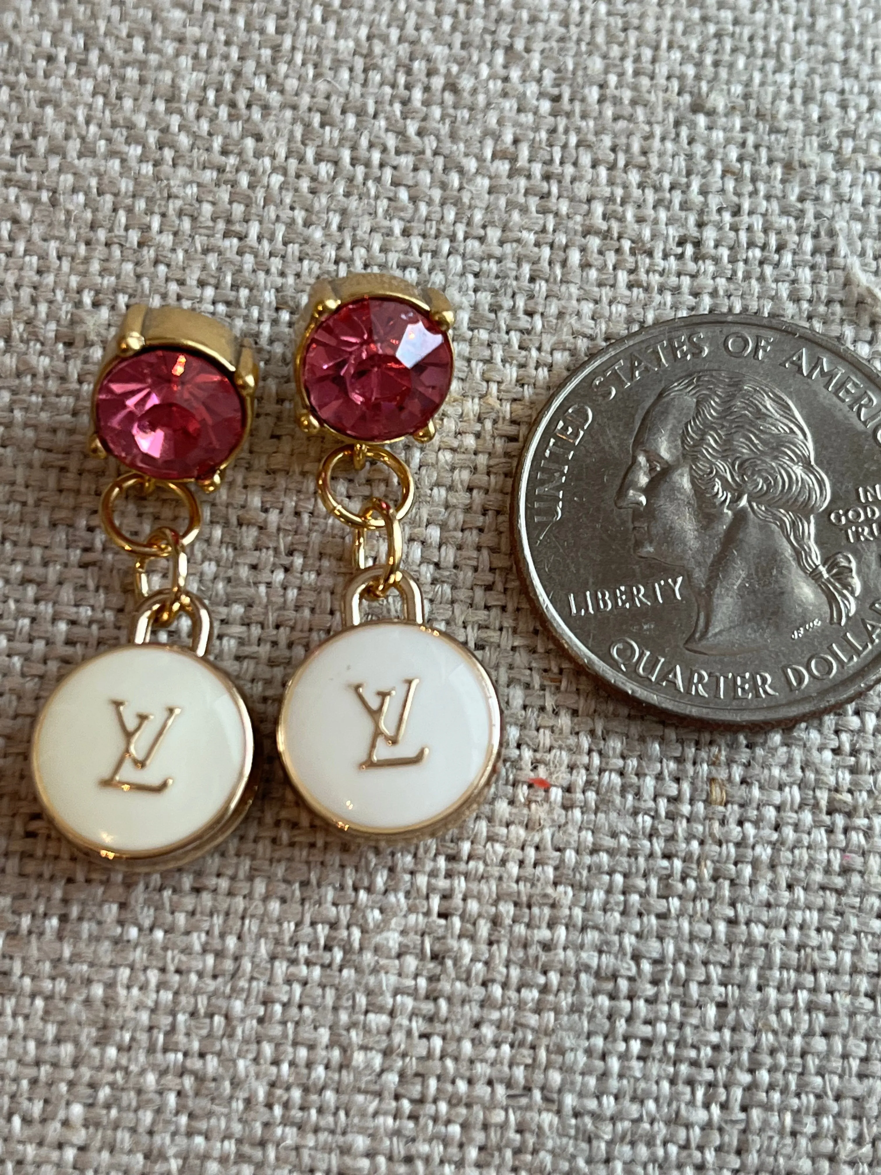 Repurposed Pinky Earrings