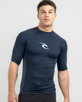 Rip Curl Waves UPF Perf Short Sleeve Rash Vest