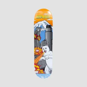 Ripndip Nermzilla Skateboard Deck Orange - 8"