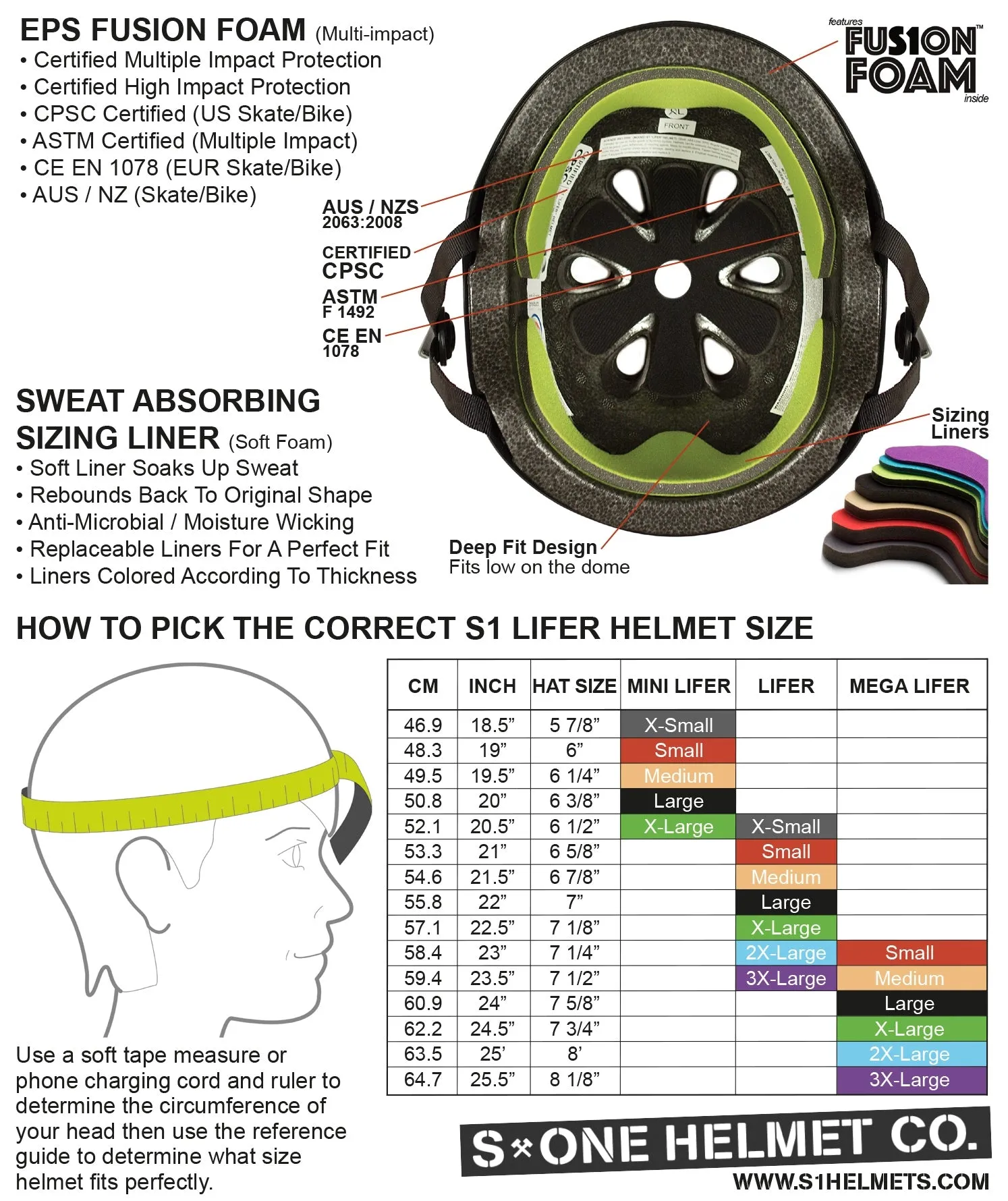 S1 Mega Lifer Helmet