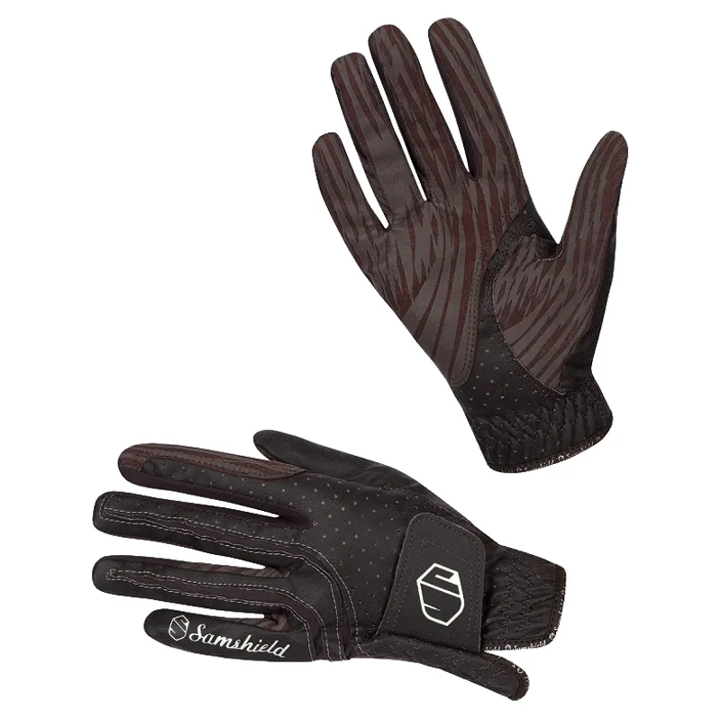 Samshield V-Skin Riding Gloves - Brown