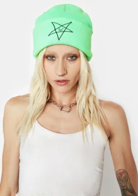 Satan Loves You Beanie-