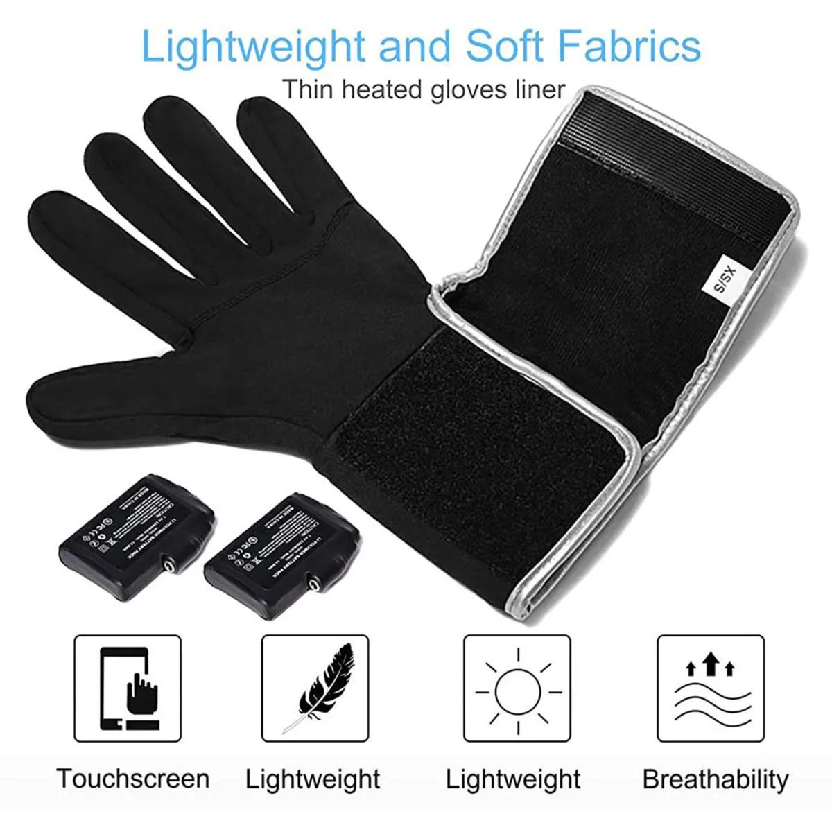 Savior Heat Unisex Electric Rechargeable Heated Liner Gloves