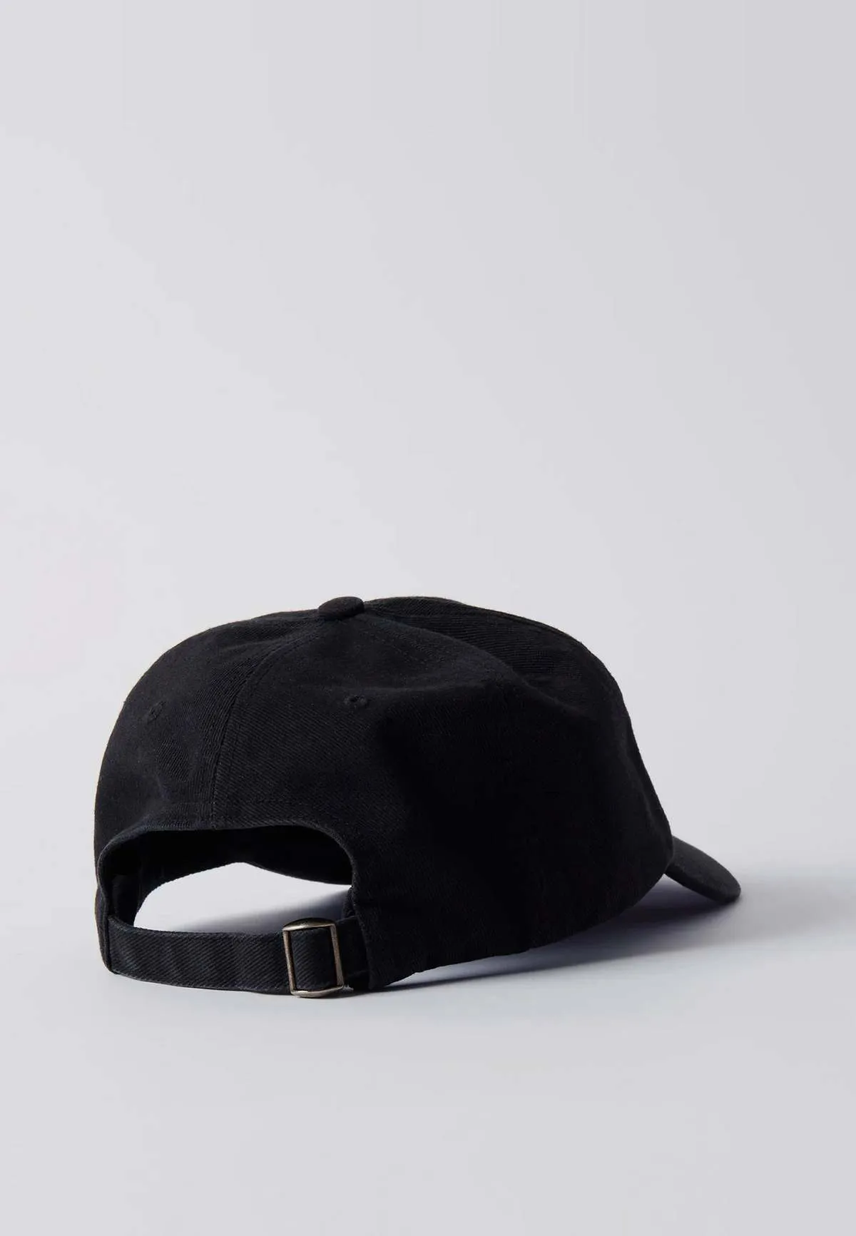 Signature 6 Panel Twill Hat - Black