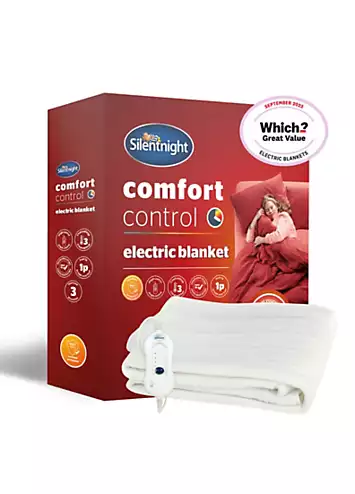 Silentnight Comfort Control Electric Fleece Blanket | Kaleidoscope