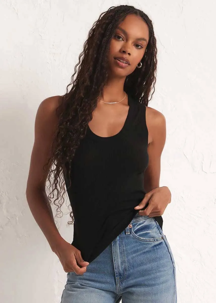 Sirena Rib Tank - Black