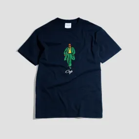 Skateboard Cafe Suited T-Shirt Navy