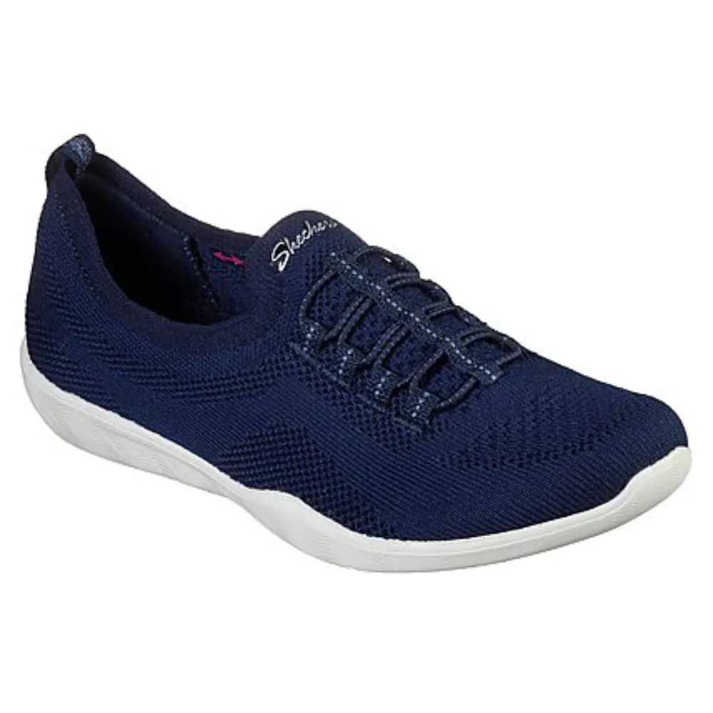 SKECHERS Women's Newbury St - Every Angle Running Shoe (Navy)