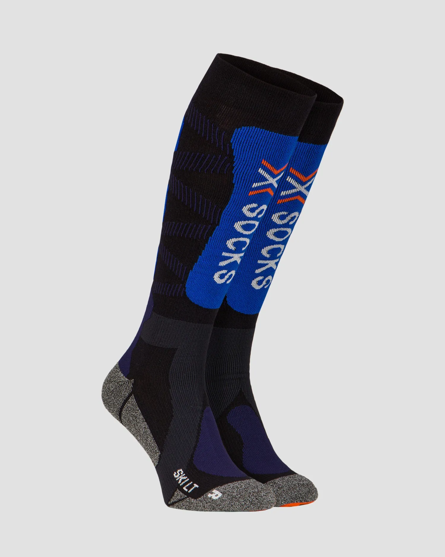 Ski socks black-blue X-Socks Ski LT 4.0 xsssklw19u-a057