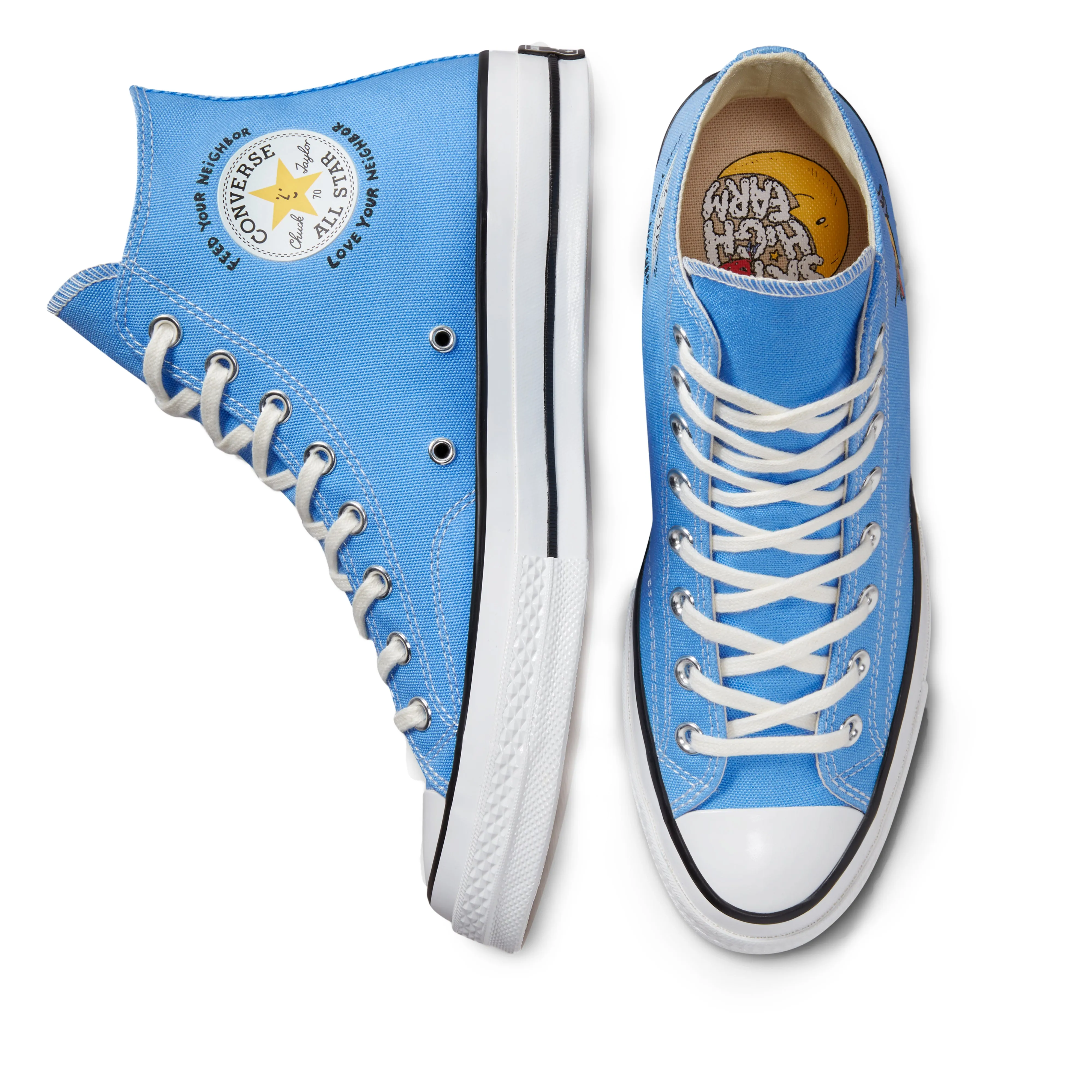 Sky High Farm - Converse Chuck 70 Hi Sneakers - (Sky Blue)