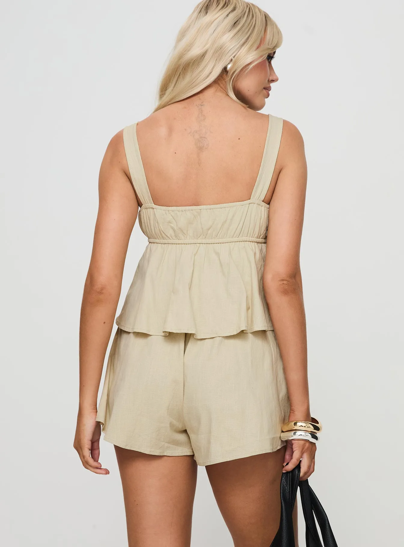 Spectra Romper Beige