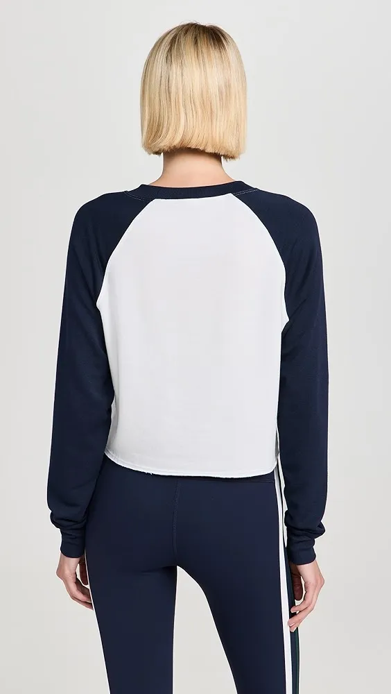 Splits59   Cropped Warm Up Fleece Sweatshirt 