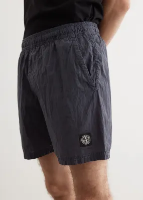 Stone Island -  Garment Dyed Iridescent Swim Shorts - Shorts