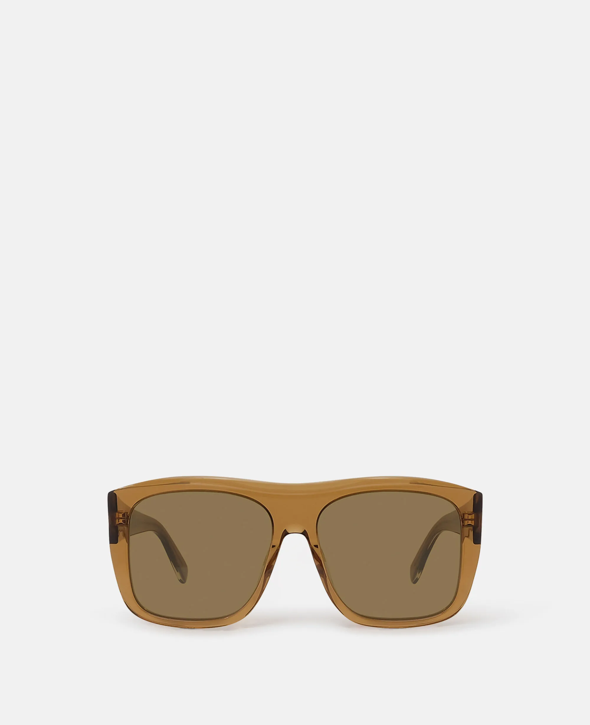 Straight-Edge Square Sunglasses