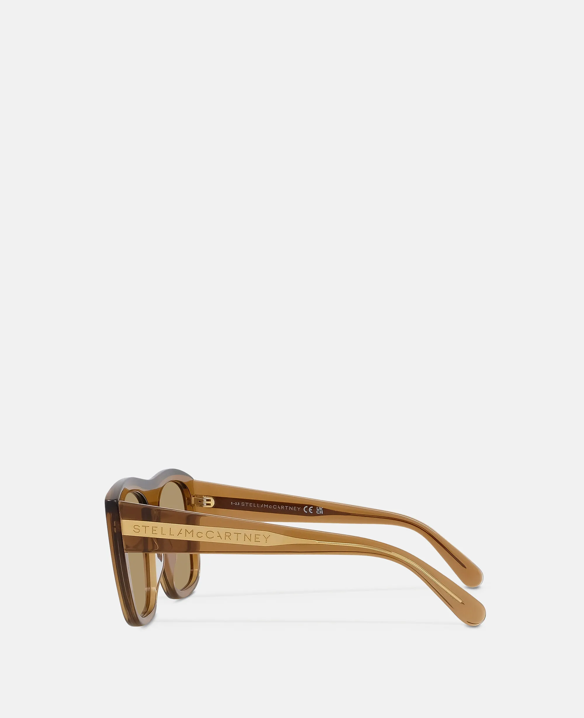 Straight-Edge Square Sunglasses