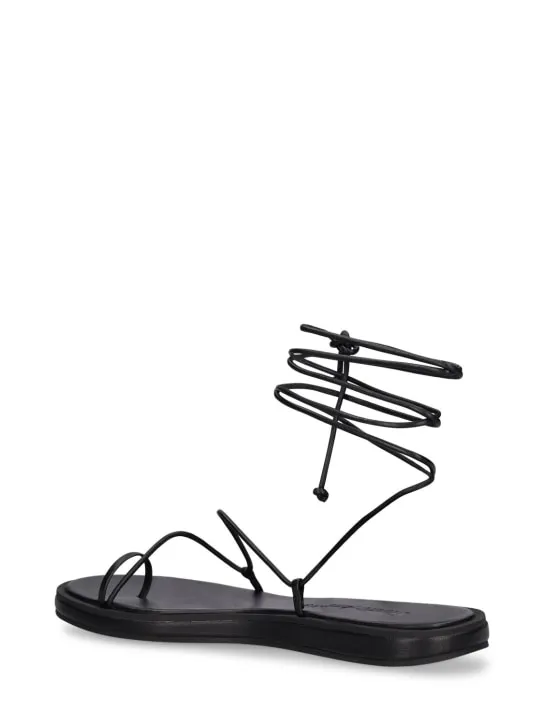 Studio Amelia   10mm Emily leather flat sandals 