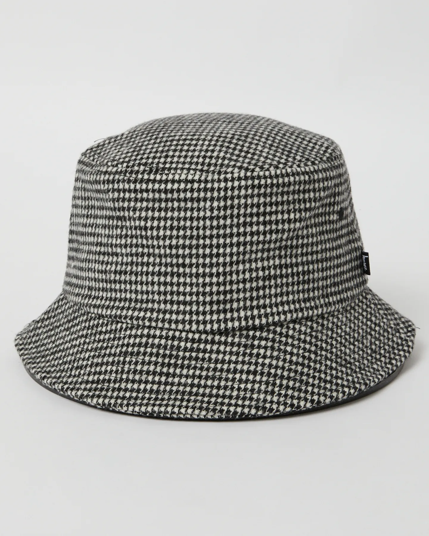 Stussy Stock Houndstooth Bucket Hat - Black | SurfStitch