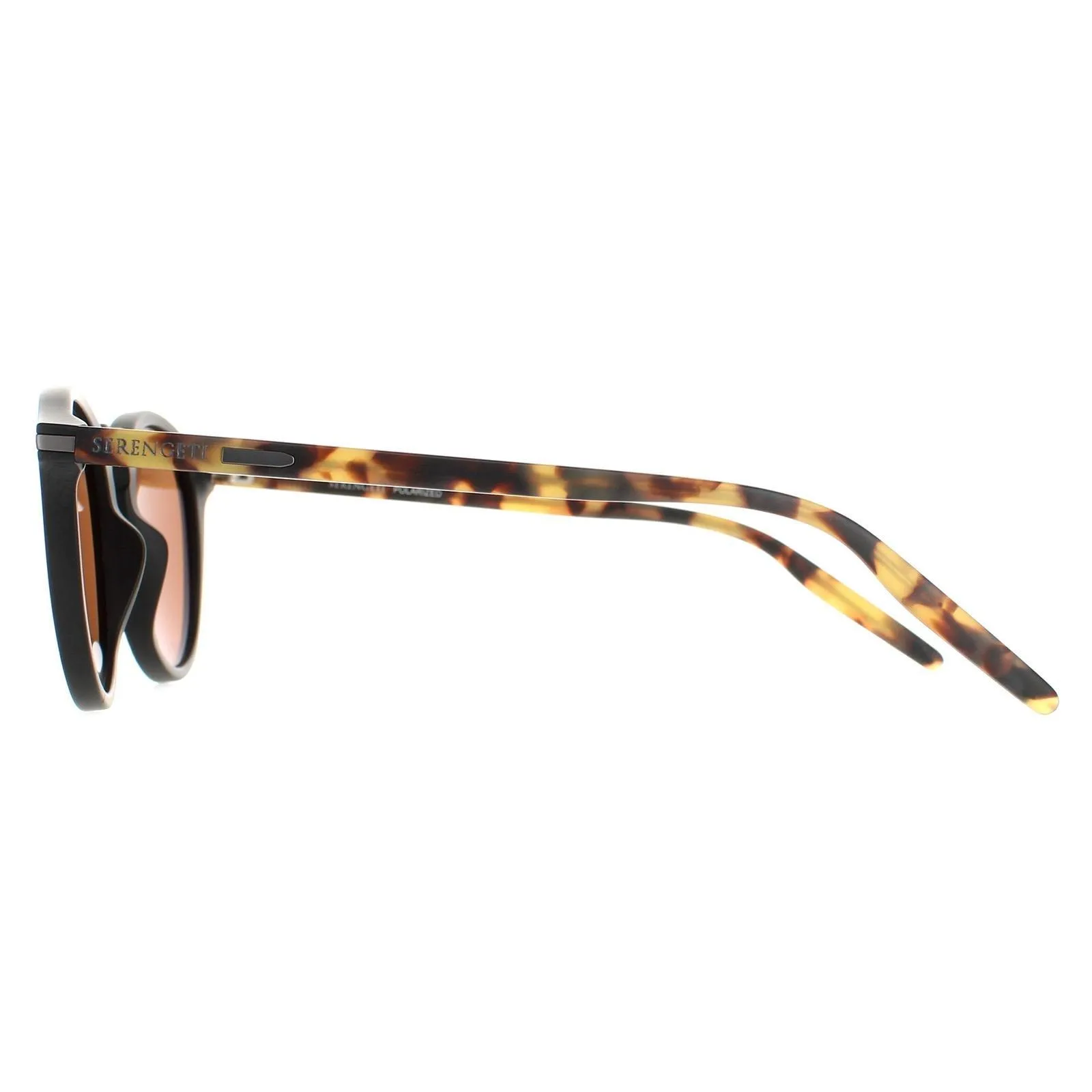 Sunglasses | Round Black Mossy Oak Mineral Polarized Drivers Brown Raffaele Sunglasses | Serengeti