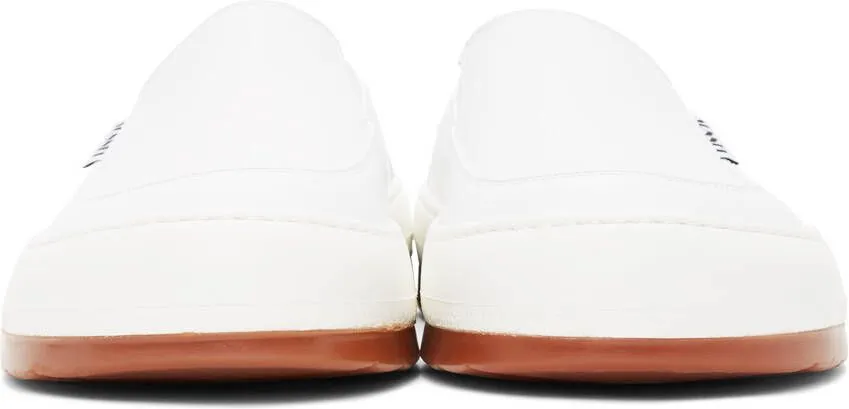 SUNNEI White Leather Dreamy Sabot Sneakers