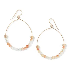 Sunset Cove Hoop Earrings