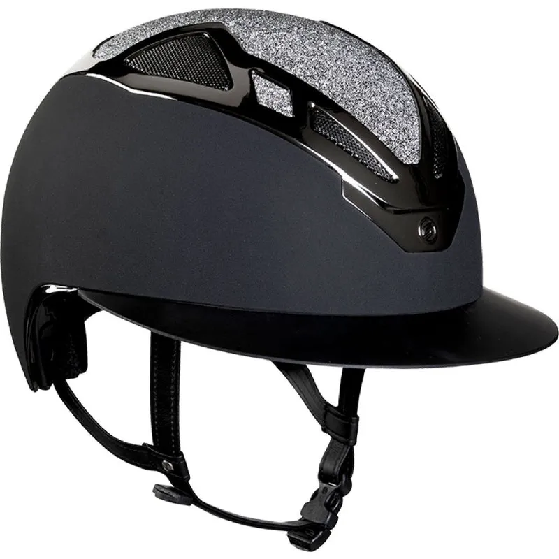 Suomy Apex Bling Bling Matt Lady Helmet With Swarovski Crystal Top and Wide Visor