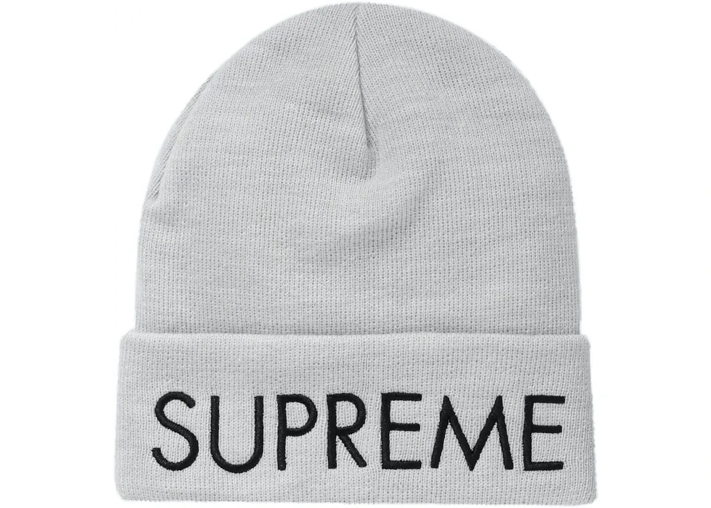 Supreme Capital Beanie Ash Grey