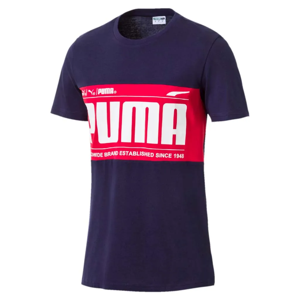 T-shirt Puma Graphic Logo Block Tee pour homme