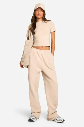 Tall Baby Tee Straight Leg Sweatpant Tracksuit