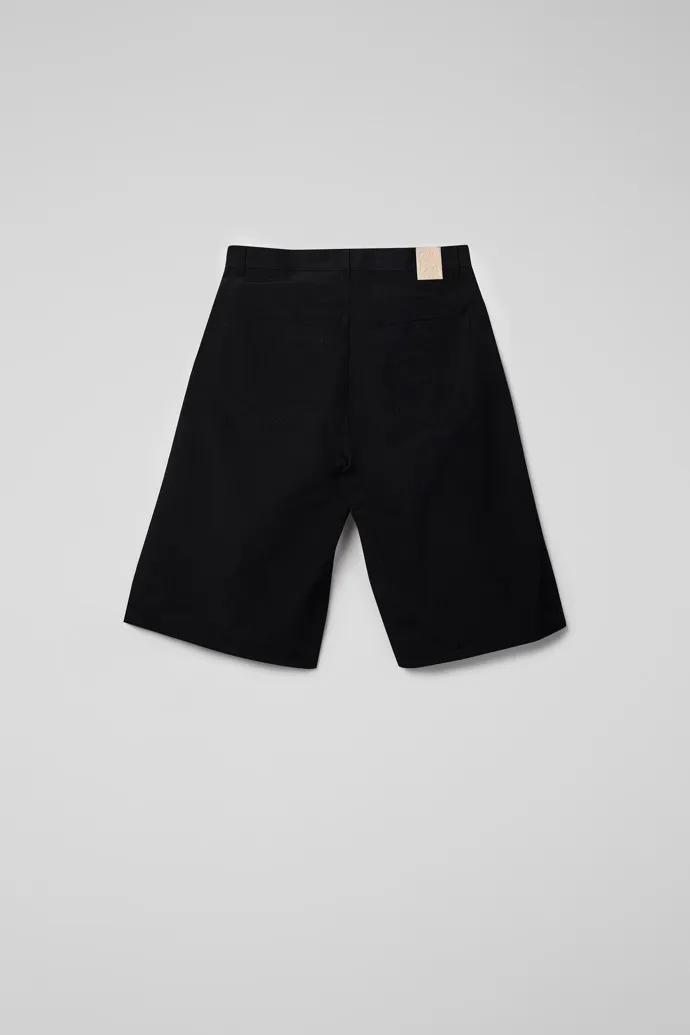 Tech shorts Black Cotton/Nylon Shorts