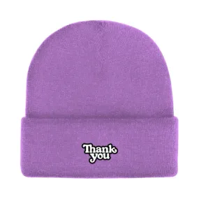 Thank You Beanie (Mauve)