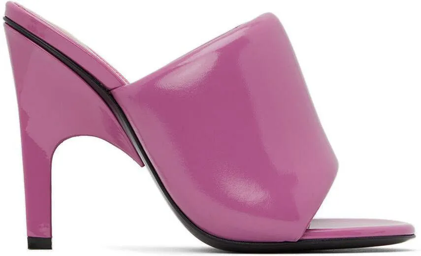 The Attico Pink Rem Heeled Sandals