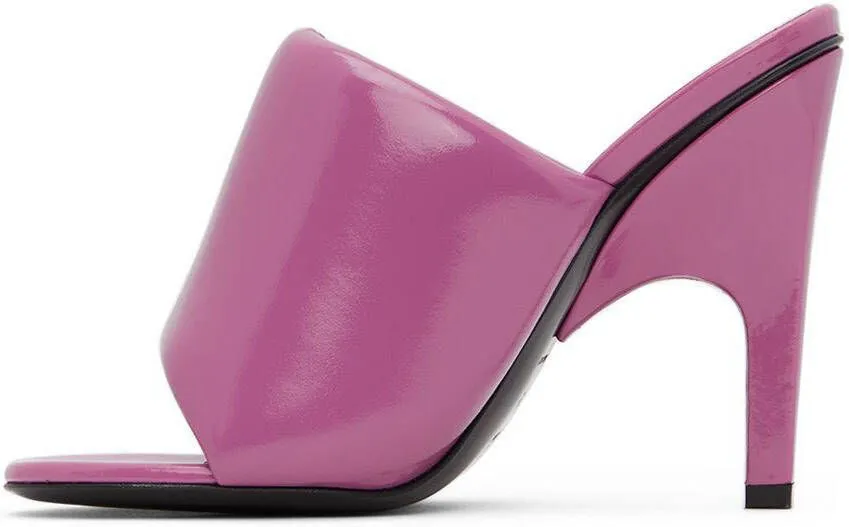 The Attico Pink Rem Heeled Sandals