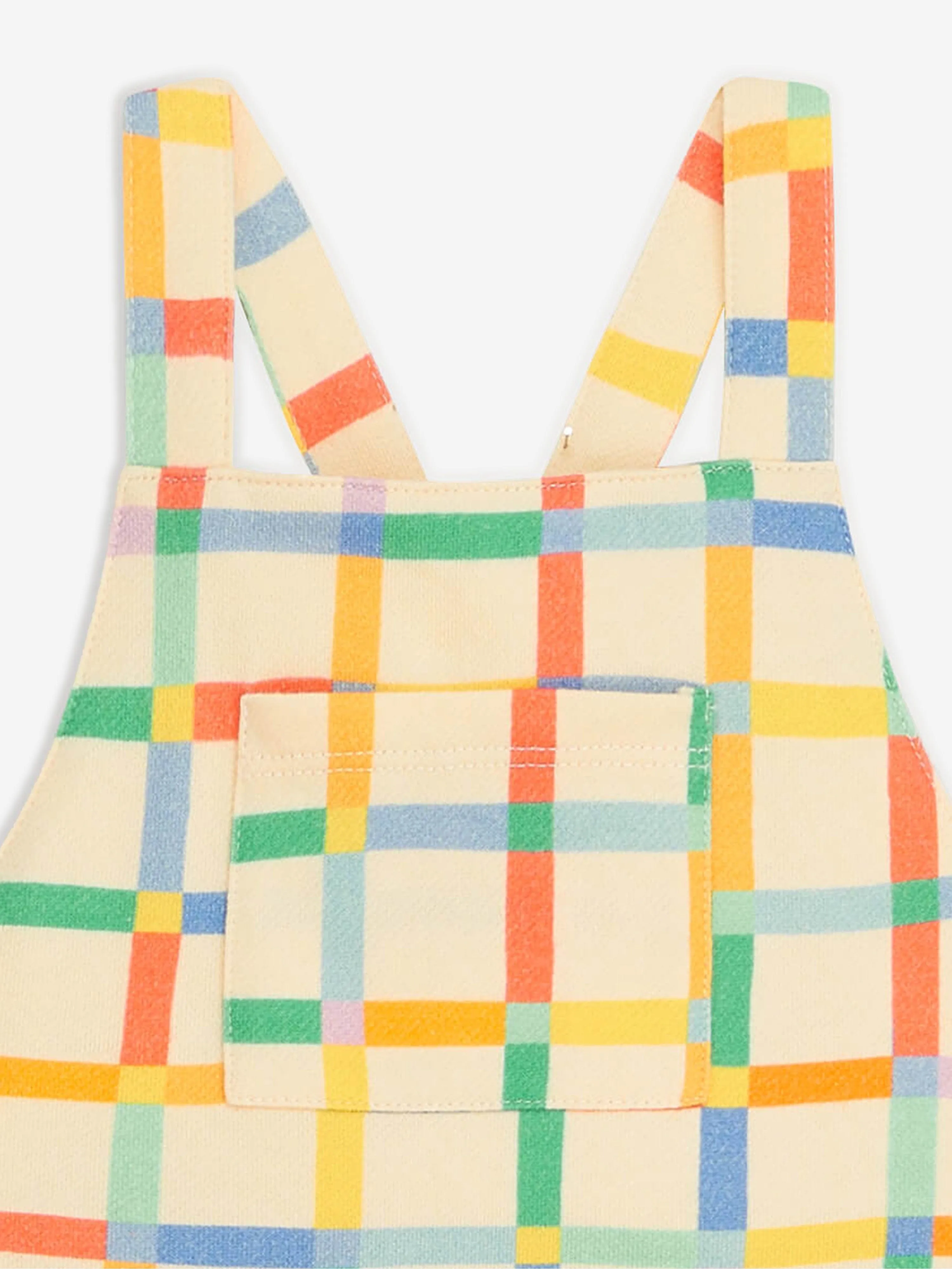 The Bonnie Mob Baby Girls Rainbow Bubble Romper in Multicolour