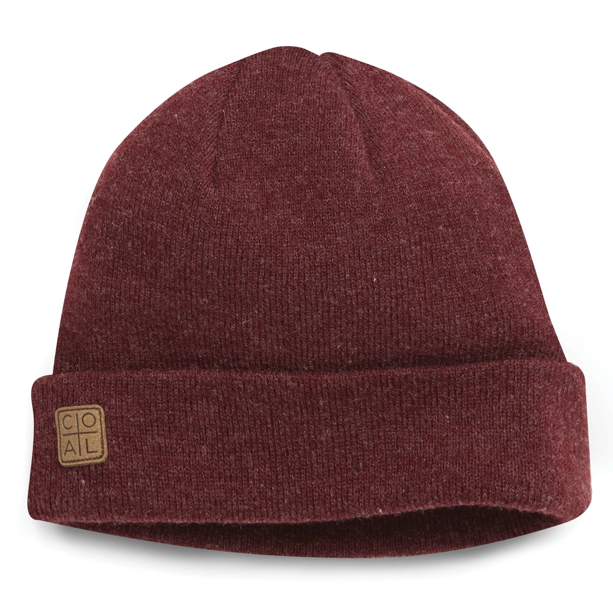 The Harbor Beanie - Heather Burgundy