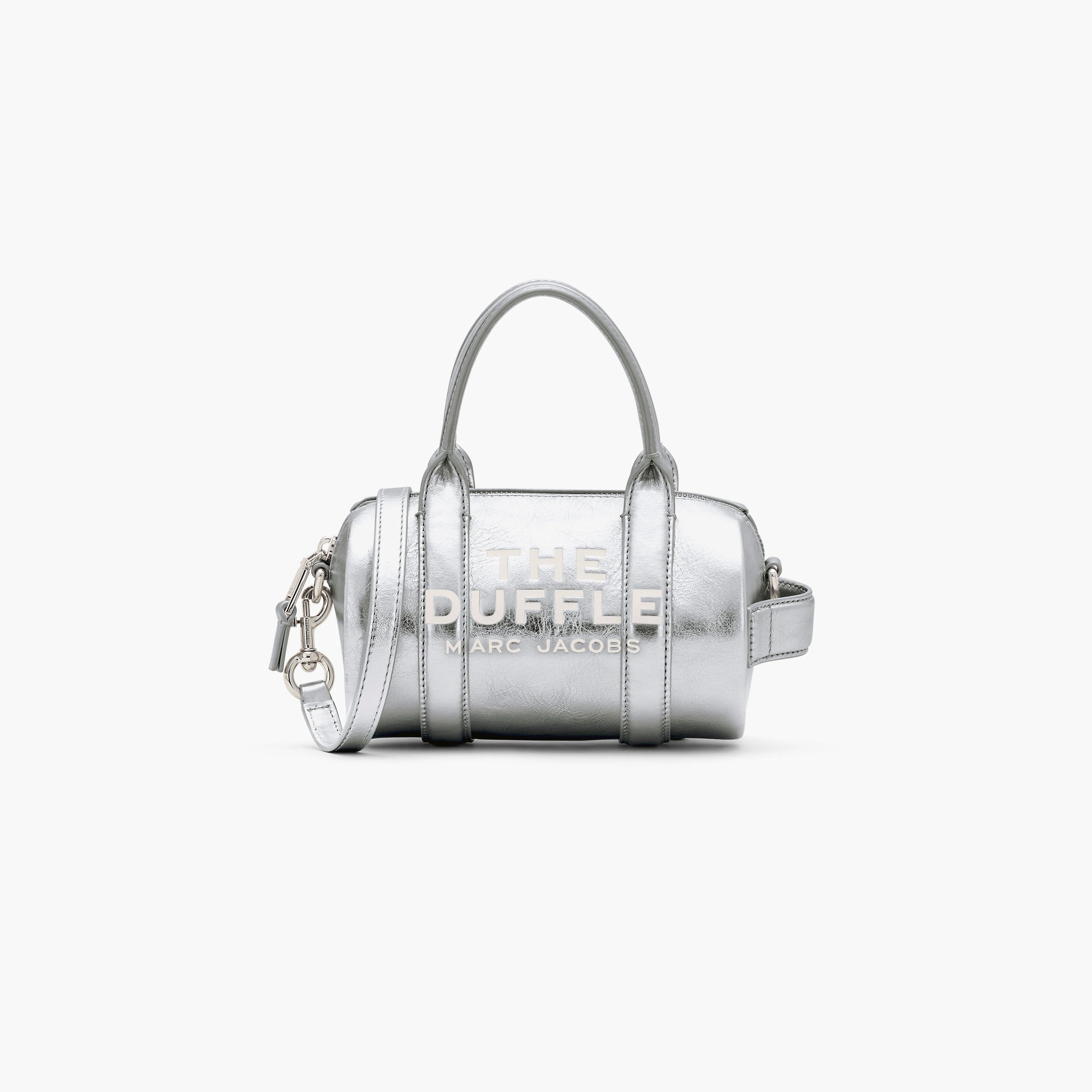 The Metallic Leather Mini Duffle Bag