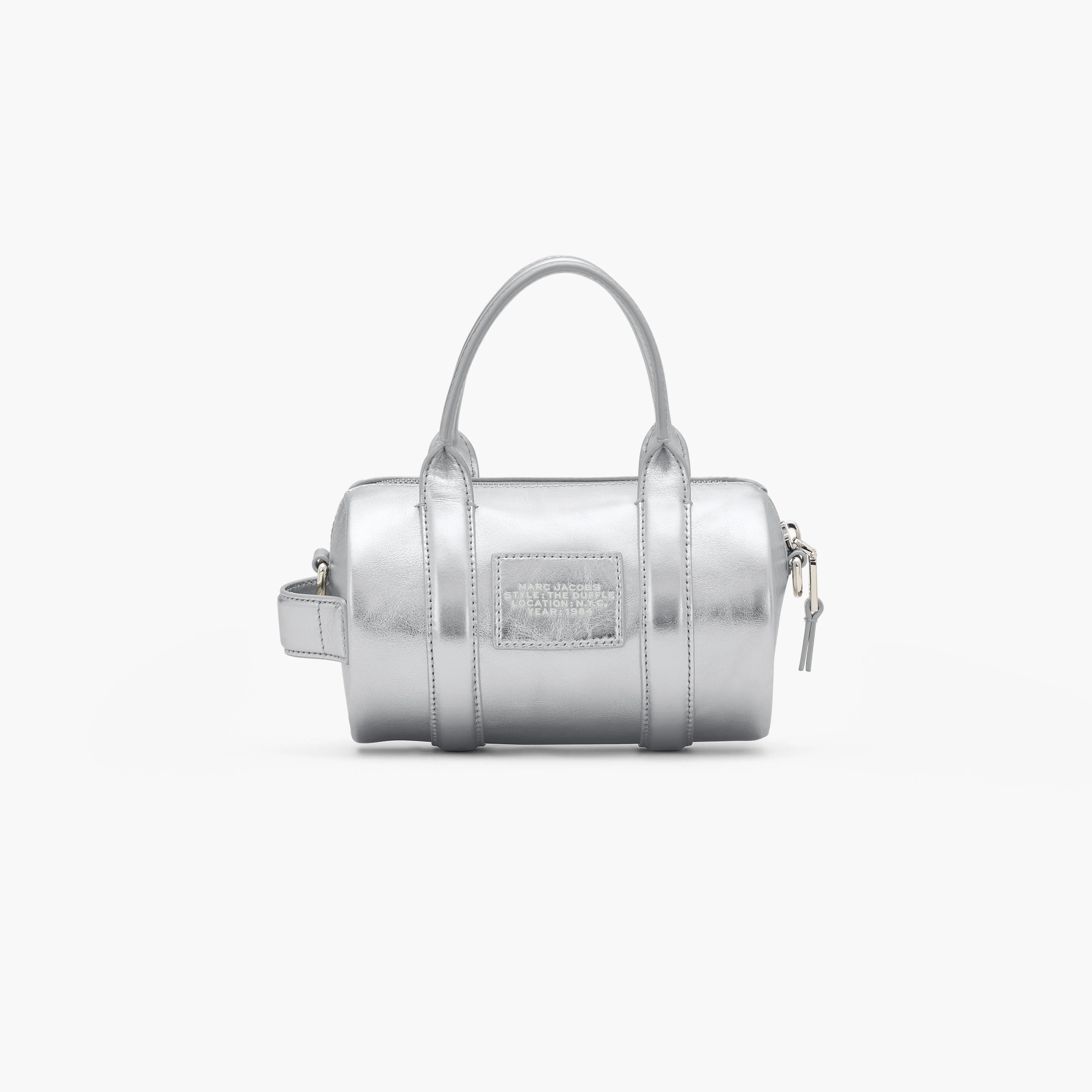 The Metallic Leather Mini Duffle Bag