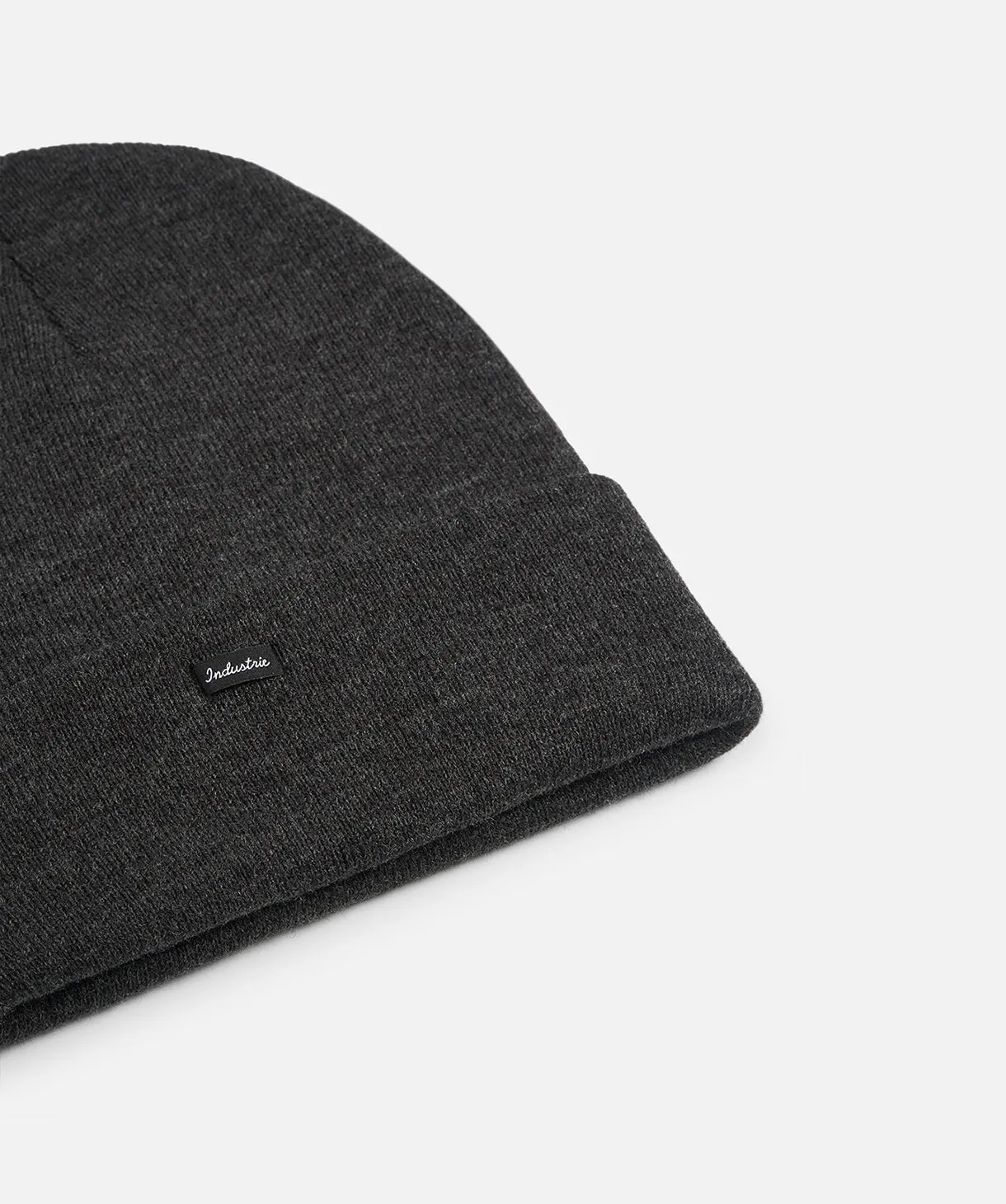 The Portland Cuffed Knit Beanie - Charcoal