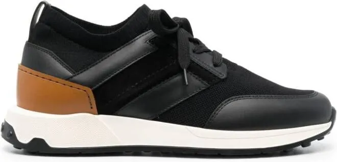 Tod's panelled low-top sneakers Black