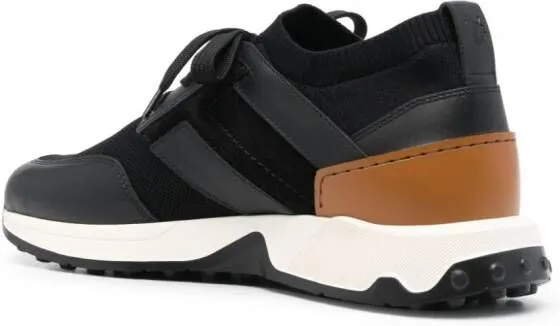 Tod's panelled low-top sneakers Black