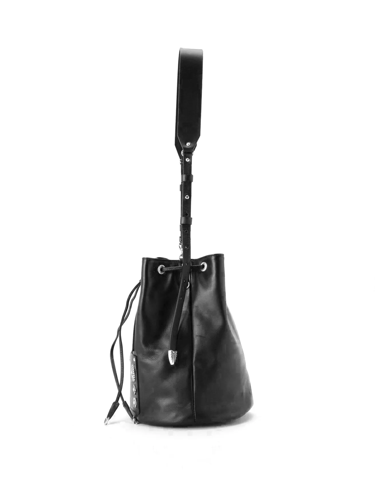 Toga Pulla Leather Drum Bag